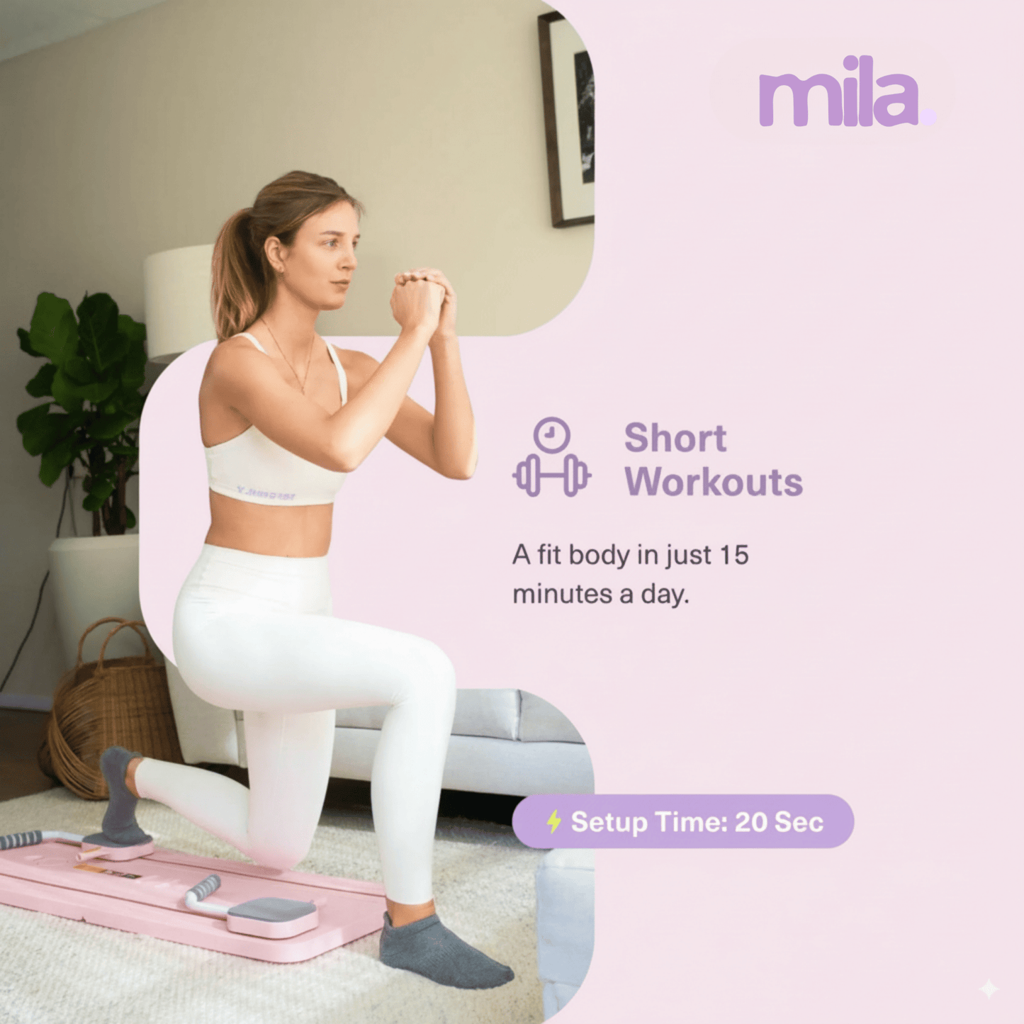 Portable Pilates Board 2.0 .